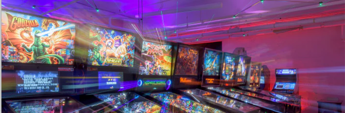 Arcade Mile-X Arcade Spring Pinball Open